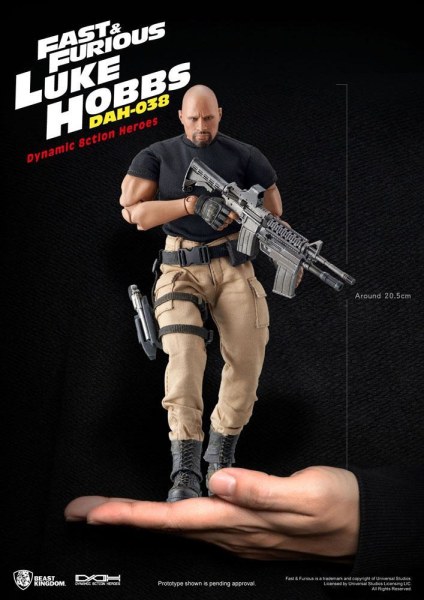 Fast & Furious figuur Dynamic Action Heroes 1/9 Luke Hobbs 21 cm