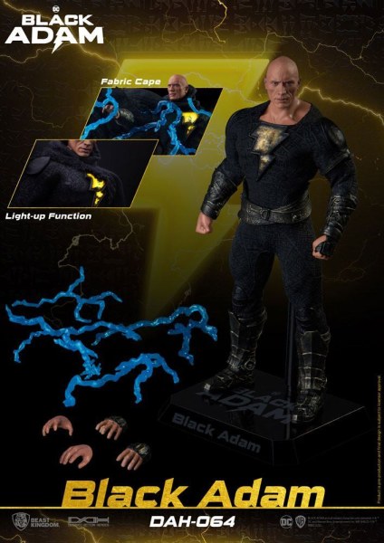 Zwarte Adam figuur Dynamic Action Heroes 1/9 Zwarte Adam 18 cm