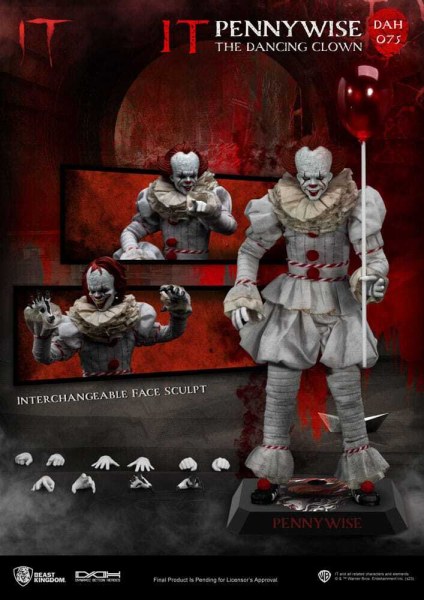 "He" Dynamische Actiehelden 1/9 Pennywise figuur 21 cm