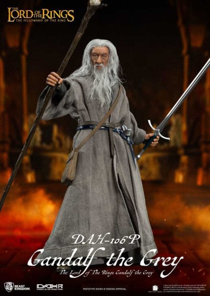 The Lord of the Rings Dynamic Action Heroes 1/9 Gandalf de Grijze 21 cm figuur