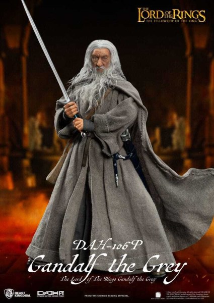 The Lord of the Rings Dynamic Action Heroes 1/9 Gandalf de Grijze 21 cm figuur