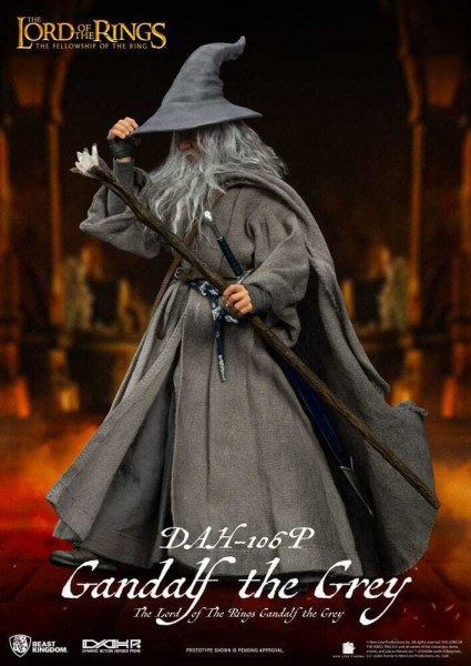 The Lord of the Rings Dynamic Action Heroes 1/9 Gandalf de Grijze 21 cm figuur