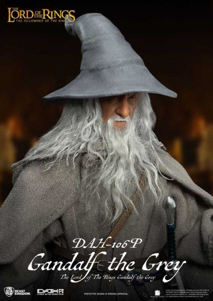 The Lord of the Rings Dynamic Action Heroes 1/9 Gandalf de Grijze 21 cm figuur
