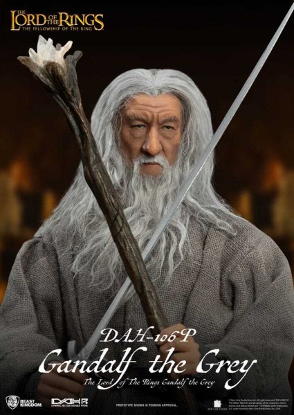 The Lord of the Rings Dynamic Action Heroes 1/9 Gandalf de Grijze 21 cm figuur
