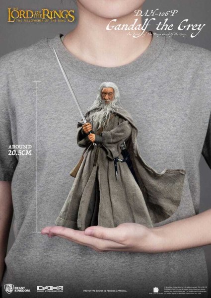 The Lord of the Rings Dynamic Action Heroes 1/9 Gandalf de Grijze 21 cm figuur