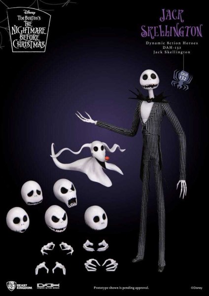 The Kerstmis Before Kerstmis Dynamische Actiehelden 1/9 Jack 21 cm figuur