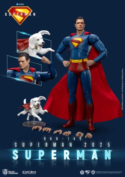 Superman (2025) Superman & Krypto beeldje 21 cm