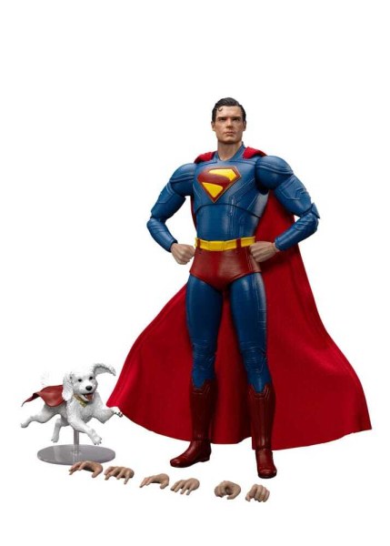 Superman (2025) Superman & Krypto beeldje 21 cm