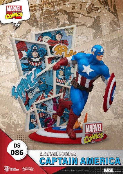 Marvel Comics PVC diorama D-Stage Captain America 16 cm