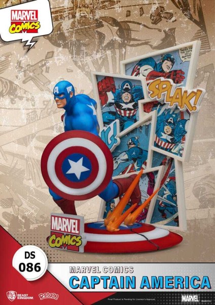 Marvel Comics PVC diorama D-Stage Captain America 16 cm