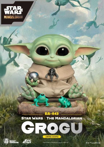Star Wars: The Mandalorian Egg Attack Grogu-beeldje 18 cm