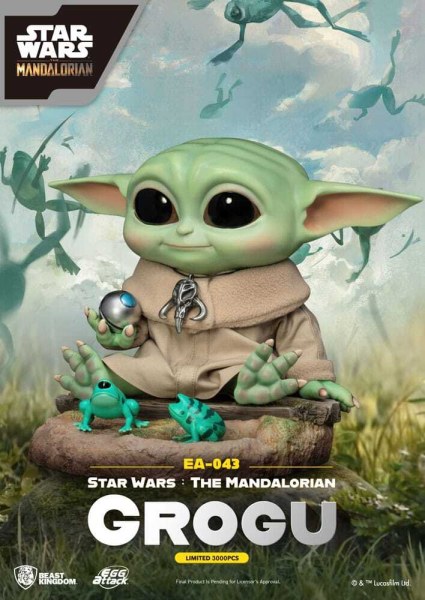 Star Wars: The Mandalorian Egg Attack Grogu-beeldje 18 cm