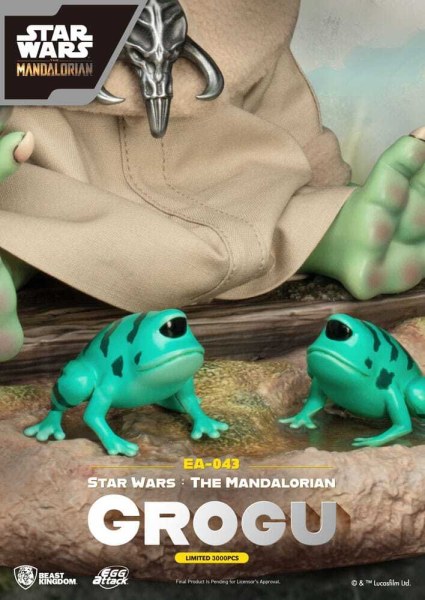 Star Wars: The Mandalorian Egg Attack Grogu-beeldje 18 cm