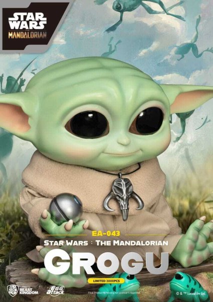 Star Wars: The Mandalorian Egg Attack Grogu-beeldje 18 cm