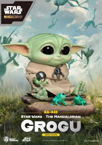 Star Wars: The Mandalorian Egg Attack Grogu-beeldje 18 cm