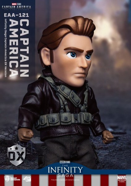Captain America: The First Avenger Egg Attack Actiefiguur Captain America DX Versie 17 cm