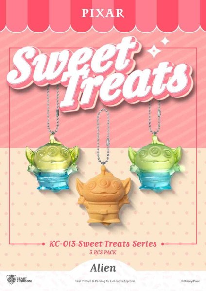Pixar Sweet Treats Series 4 cm 3-pack sleutelhangers