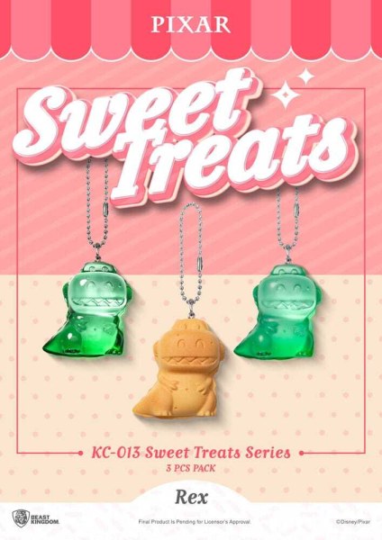 Pixar Sweet Treats Series 4 cm 3-pack sleutelhangers