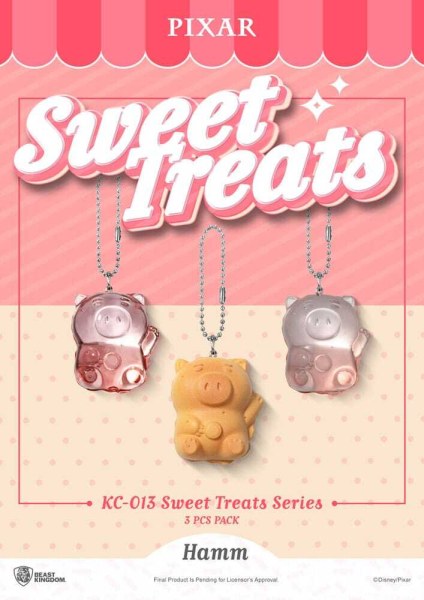 Pixar Sweet Treats Series 4 cm 3-pack sleutelhangers