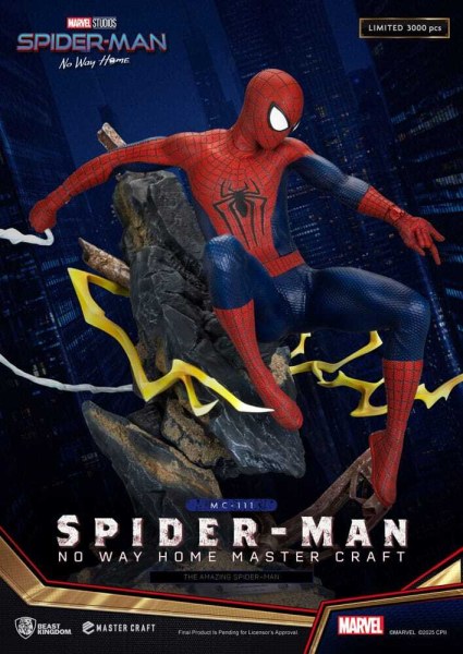 Spider-Man: No Way Homebeeldje Master Craft The Amazing Spider-Man 35 cm
