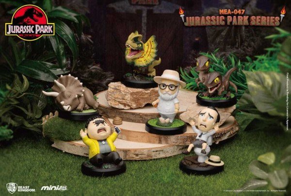 Jurassic Park beeldjes Mini Egg Attack Jurassic Park Serie Set 10 cm