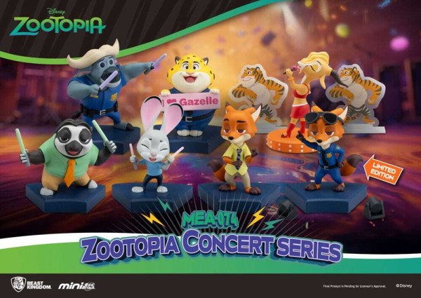Zootopia beeldjes assortiment Mini Egg Attack Blind Box Concert Serie 8 cm
