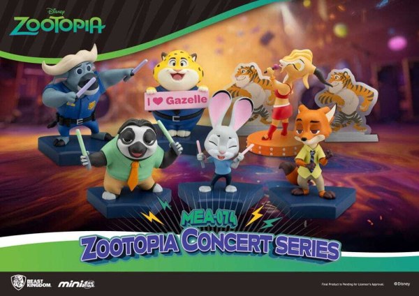 Zootopia beeldjes assortiment Mini Egg Attack Blind Box Concert Serie 8 cm