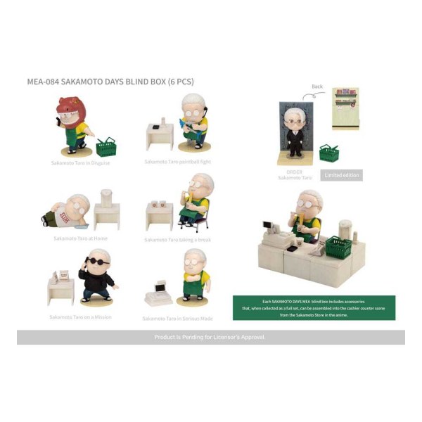 Sakamoto Nichijou Store Series Figuren Sakamoto Taro Blind Box