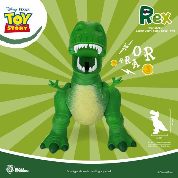 Toy Story Spaarpot Rex spaarpot 46 cm