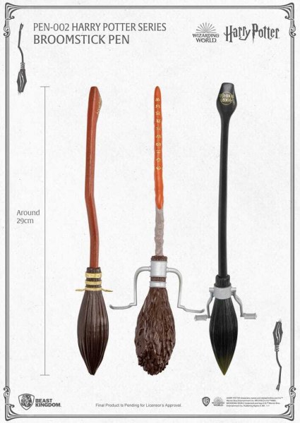Harry Potter Fireflits Vliegende Bezemsteel Balpen 29cm