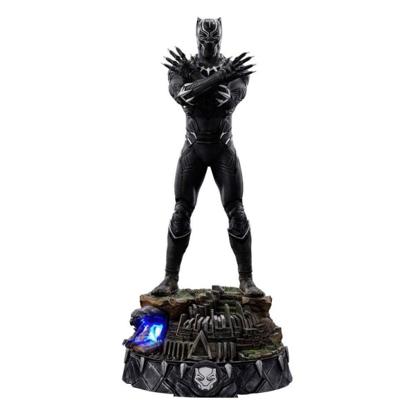 Het Infinity Saga-beeldje Art Scale 1/10 Black Panther Deluxe 25 cm