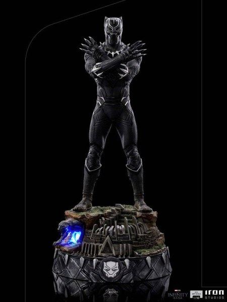 Het Infinity Saga-beeldje Art Scale 1/10 Black Panther Deluxe 25 cm