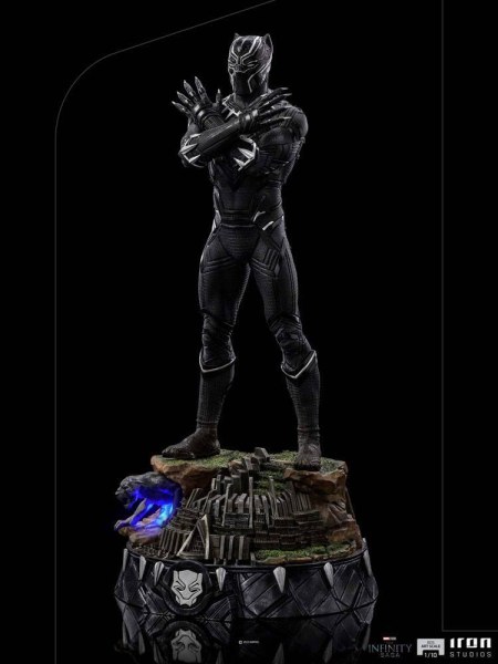 Het Infinity Saga-beeldje Art Scale 1/10 Black Panther Deluxe 25 cm