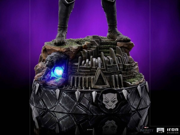 Het Infinity Saga-beeldje Art Scale 1/10 Black Panther Deluxe 25 cm