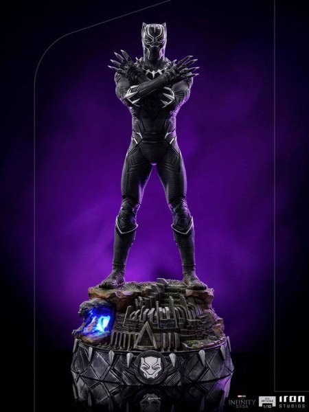 Het Infinity Saga-beeldje Art Scale 1/10 Black Panther Deluxe 25 cm