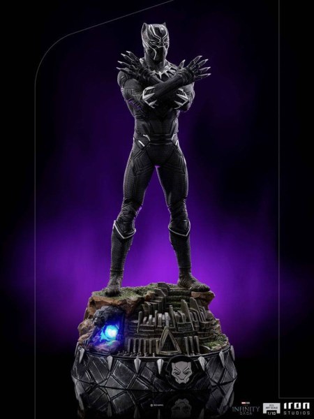Het Infinity Saga-beeldje Art Scale 1/10 Black Panther Deluxe 25 cm