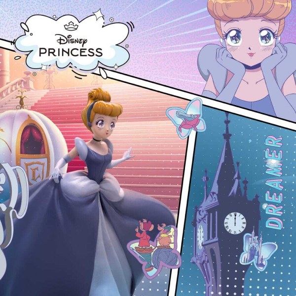 Disney beeldje Anime Prinses Schaal Assepoester 19 cm