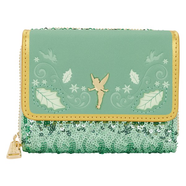 TINKER BELL HOLIDAY TRI FOLD PORTEMONNEE - DISNEY LOUNGEFLY