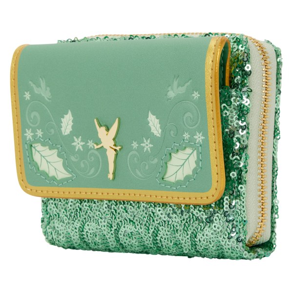 TINKER BELL HOLIDAY TRI FOLD PORTEMONNEE - DISNEY LOUNGEFLY