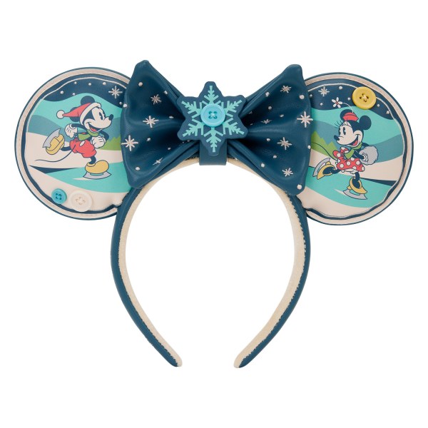 MICKEY EN MINNIE HOLIDAY HAARBAND - DISNEY LOUNGEFLY