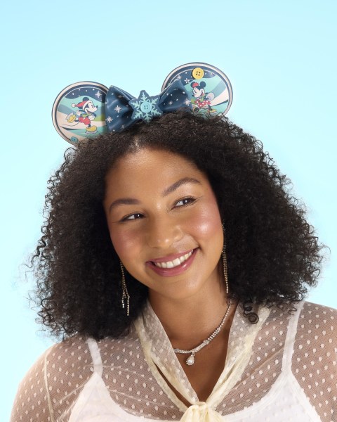 MICKEY EN MINNIE HOLIDAY HAARBAND - DISNEY LOUNGEFLY