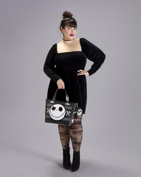 JACK SHOPPER MET MUNTZAKJE - DISNEY LOUNGEFLY NIGHTMARE BEFORE CHRISTMAS