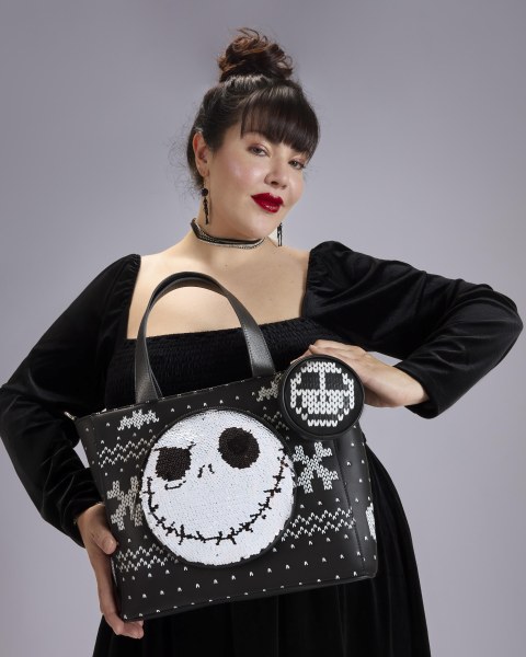 JACK SHOPPER MET MUNTZAKJE - DISNEY LOUNGEFLY NIGHTMARE BEFORE CHRISTMAS