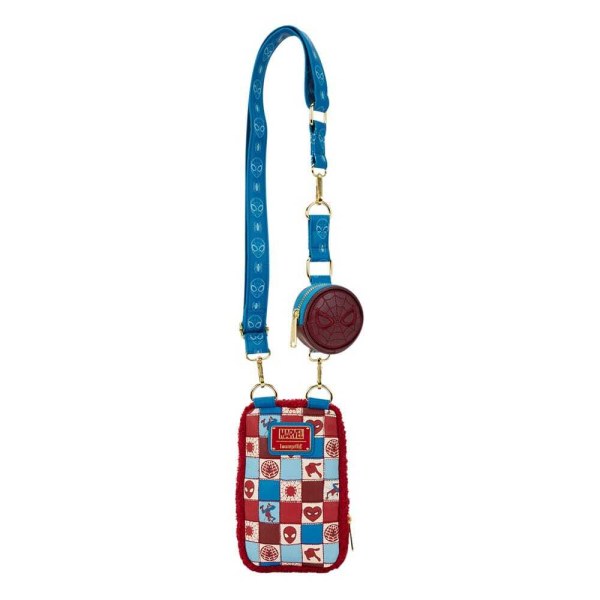 Spider-Man mobiele telefoon schoudertassen met portemonnee - Loungefly Marvel