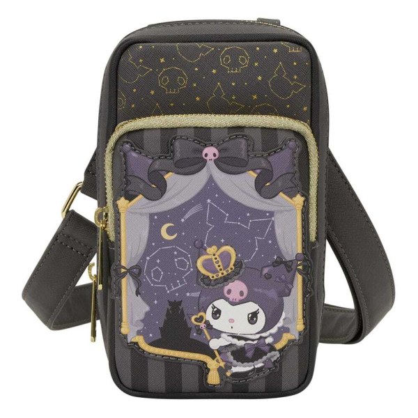 schoudertassen voor mobiele telefoon met portemonnee 20th Anniversary Kuromi - Loungefly Sanrio