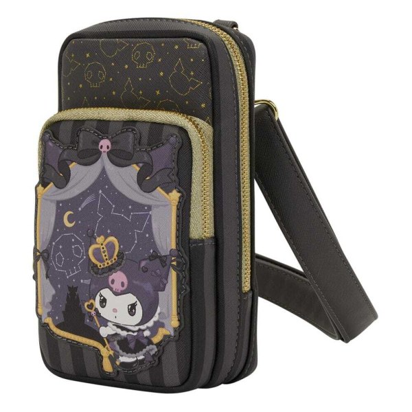 schoudertassen voor mobiele telefoon met portemonnee 20th Anniversary Kuromi - Loungefly Sanrio