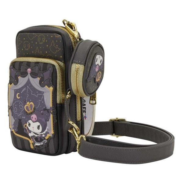 schoudertassen voor mobiele telefoon met portemonnee 20th Anniversary Kuromi - Loungefly Sanrio