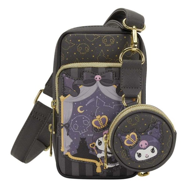 schoudertassen voor mobiele telefoon met portemonnee 20th Anniversary Kuromi - Loungefly Sanrio