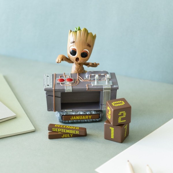 3D EEUWIGDURENDE KALENDER - MARVEL I AM GROOT