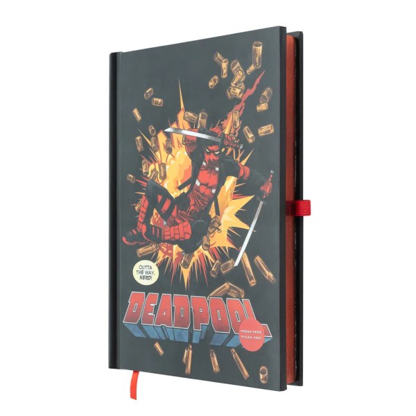 PREMIUM A5 NOTITIEBOEK MET LICHT - MARVEL DEADPOOL